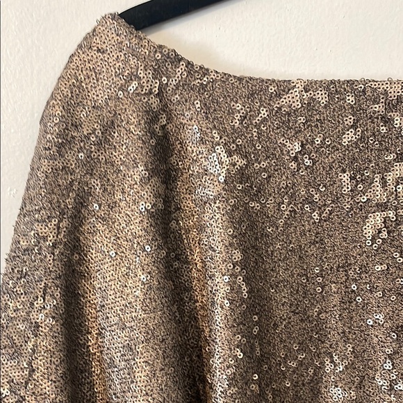 Deletta Women's Gold Sequin Top from Anthropologie - Picture 7 of 10